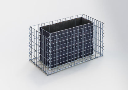 Højbed firkantet 100 cm x 50 cm x 50 cm (L x H x D), maskestørrelse 5 x 10 cm, vægtykkelse 10 cm