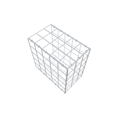Gavión complementario de tipo 2 50 cm x 50 cm x 30 cm (L x A x P), malla 10 cm x 10 cm, anillo en C