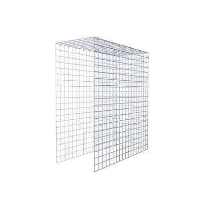 Gabbione aggiuntivo tipo 4 100 cm x 90 cm x 40 cm (L x H x P), maglia 5 cm x 5 cm, anello a C