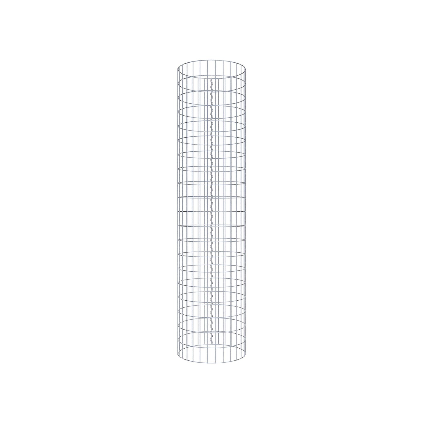 Gabionensäule rund 47 cm Durchmesser, 200 cm Höhe, Maschenweite 5 cm x 10 cm