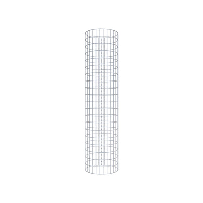 Gabionensäule rund 47 cm Durchmesser, 200 cm Höhe, Maschenweite 5 cm x 10 cm