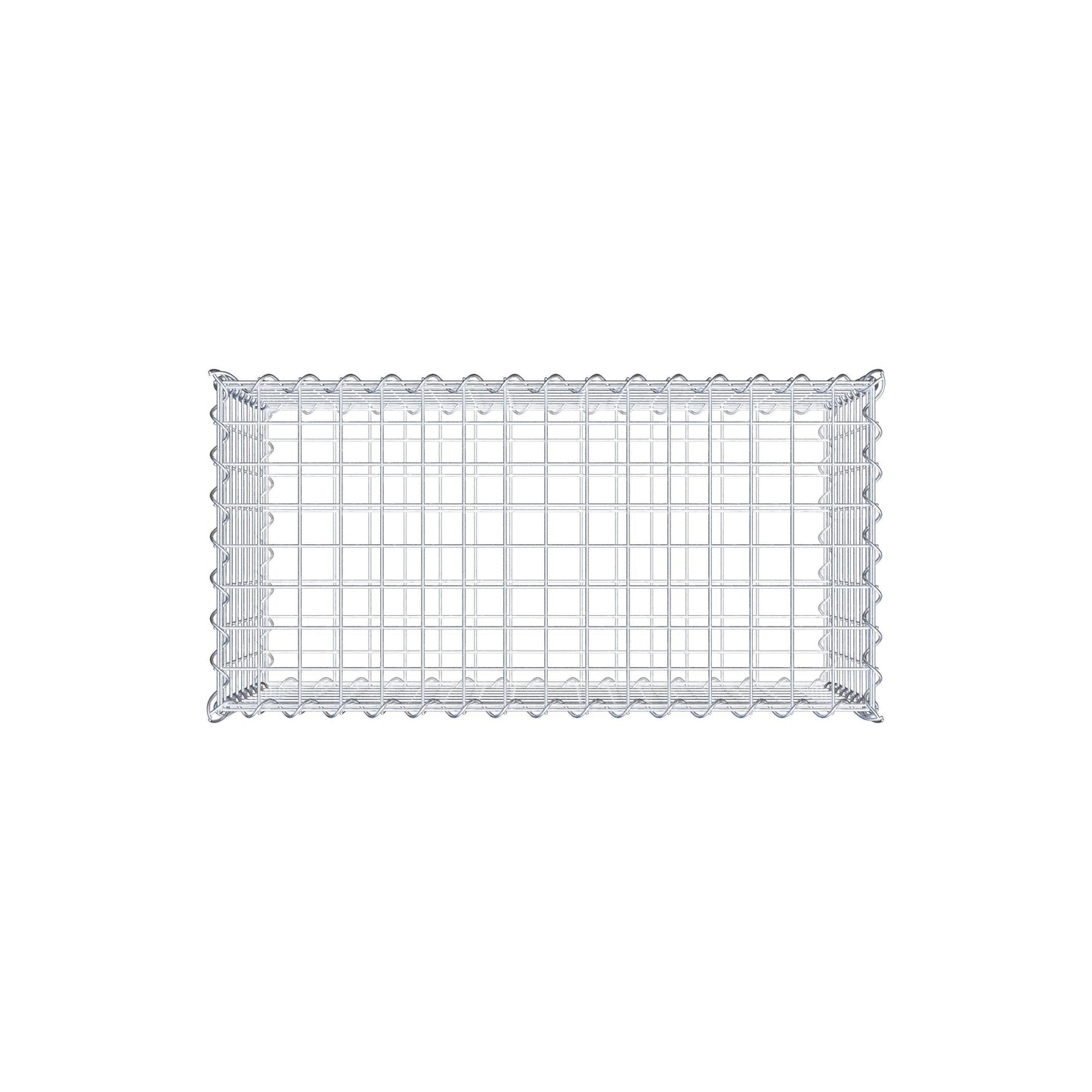 Gavión 80 cm x 40 cm x 40 cm (L x A x P), luz de malla 5 cm x 5 cm, en espiral