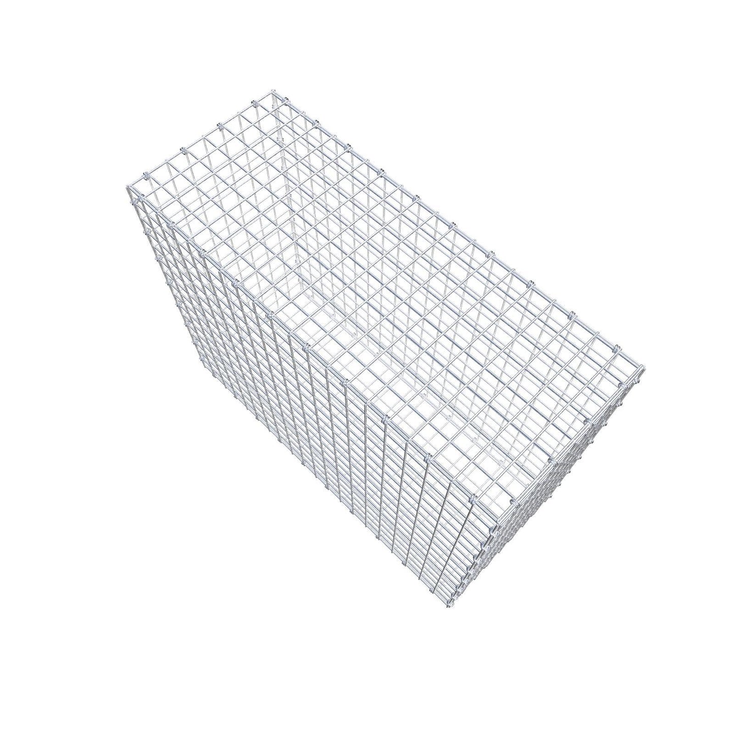 Gabião 100 cm x 80 cm x 40 cm (C x A x P), malhagem 5 x 5 cm, anel espiral