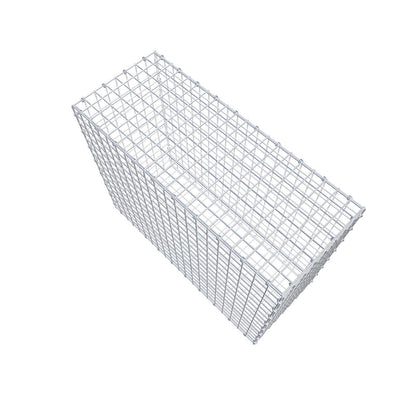 Gabião 100 cm x 80 cm x 40 cm (C x A x P), malhagem 5 x 5 cm, anel espiral