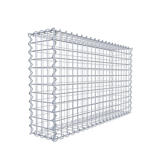 Gabião 100 cm x 60 cm x 20 cm (C x A x P), malhagem 5 cm x 5 cm, espiral
