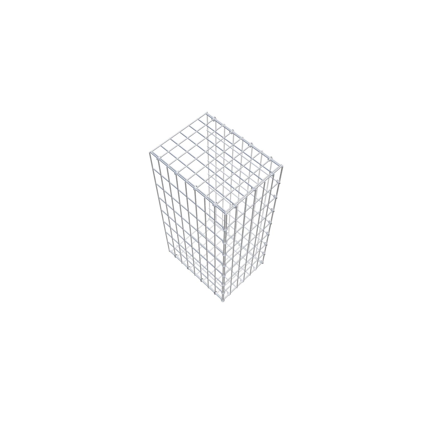 Fourche rapportée type 2 80 cm x 40 cm x 30 cm, mailles 5 cm x 10 cm, anneau en C