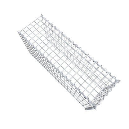 Gabion rapporté type 4 100 cm x 50 cm x 30 cm (L x H x P), mailles 5 cm x 10 cm, spirale