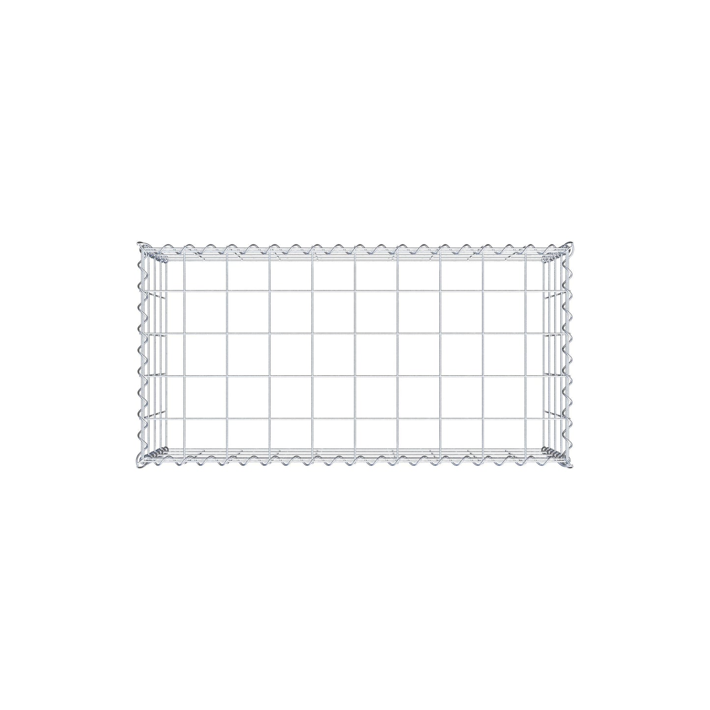 Gabbione aggiuntivo tipo 3 100 cm x 40 cm x 50 cm (L x A x P), maglia 10 cm x 10 cm, spirale