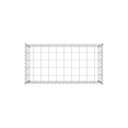 Gabbione aggiuntivo tipo 3 100 cm x 40 cm x 50 cm (L x A x P), maglia 10 cm x 10 cm, spirale
