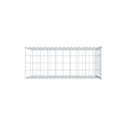 Opvokset gabion type 2 100 cm x 50 cm x 40 cm (L x H x D), maskestørrelse 10 cm x 10 cm, spiral