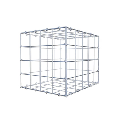 Gabbione 50 cm x 40 cm x 40 cm (L x H x P), maglia 10 cm x 10 cm, anello a C