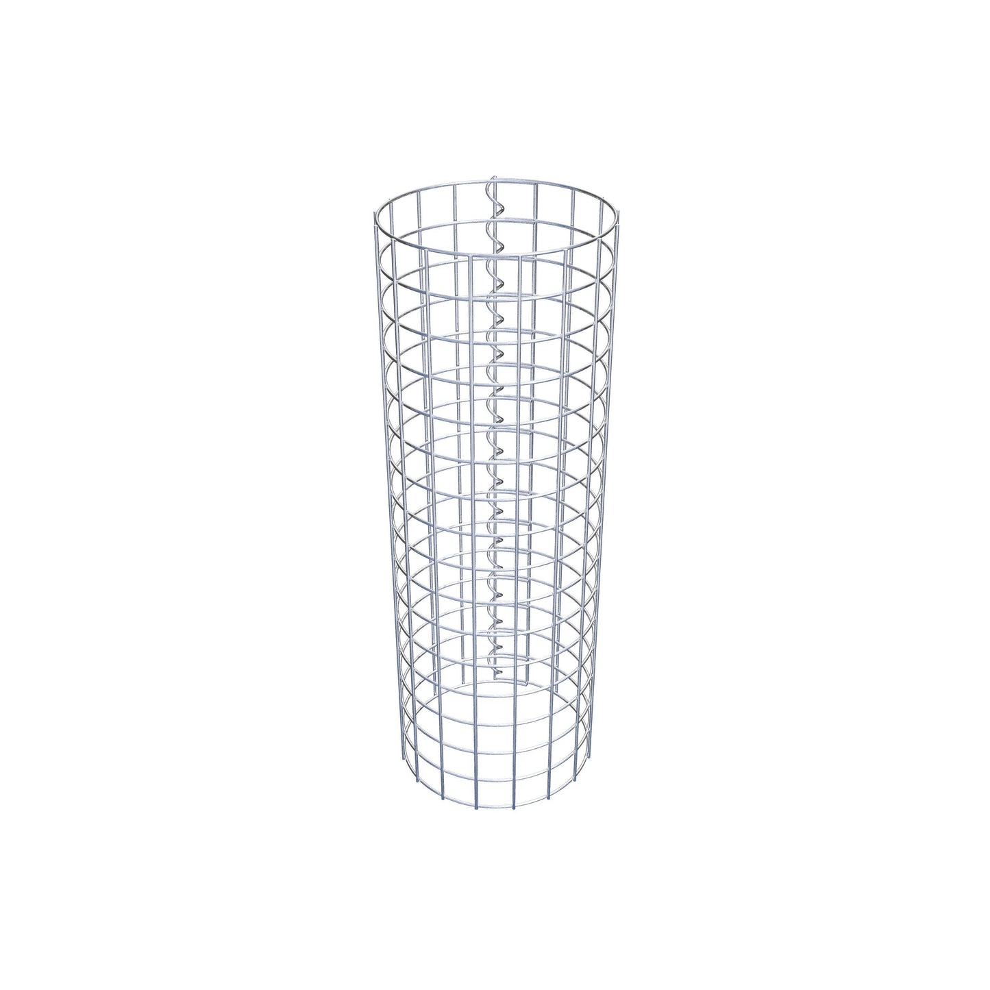 Gabionensäule rund 27 cm Durchmesser, 80 cm Höhe, Maschenweite 5 cm x 5 cm
