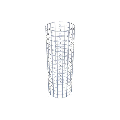 Gabionensäule rund 27 cm Durchmesser, 80 cm Höhe, Maschenweite 5 cm x 5 cm