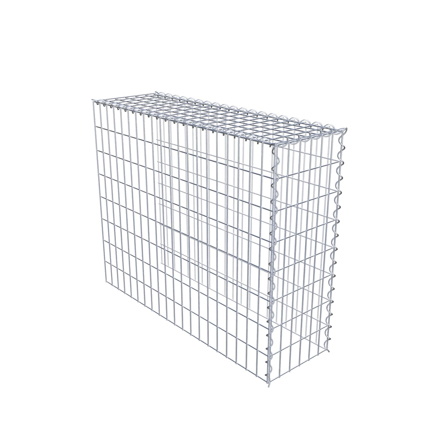 Anbaugabione Typ 4 100 cm x 80 cm x 30 cm (L x H x T), Maschenweite 5 cm x 10 cm, Spirale