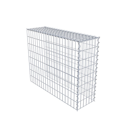 Anbaugabione Typ 4 100 cm x 80 cm x 30 cm (L x H x T), Maschenweite 5 cm x 10 cm, Spirale