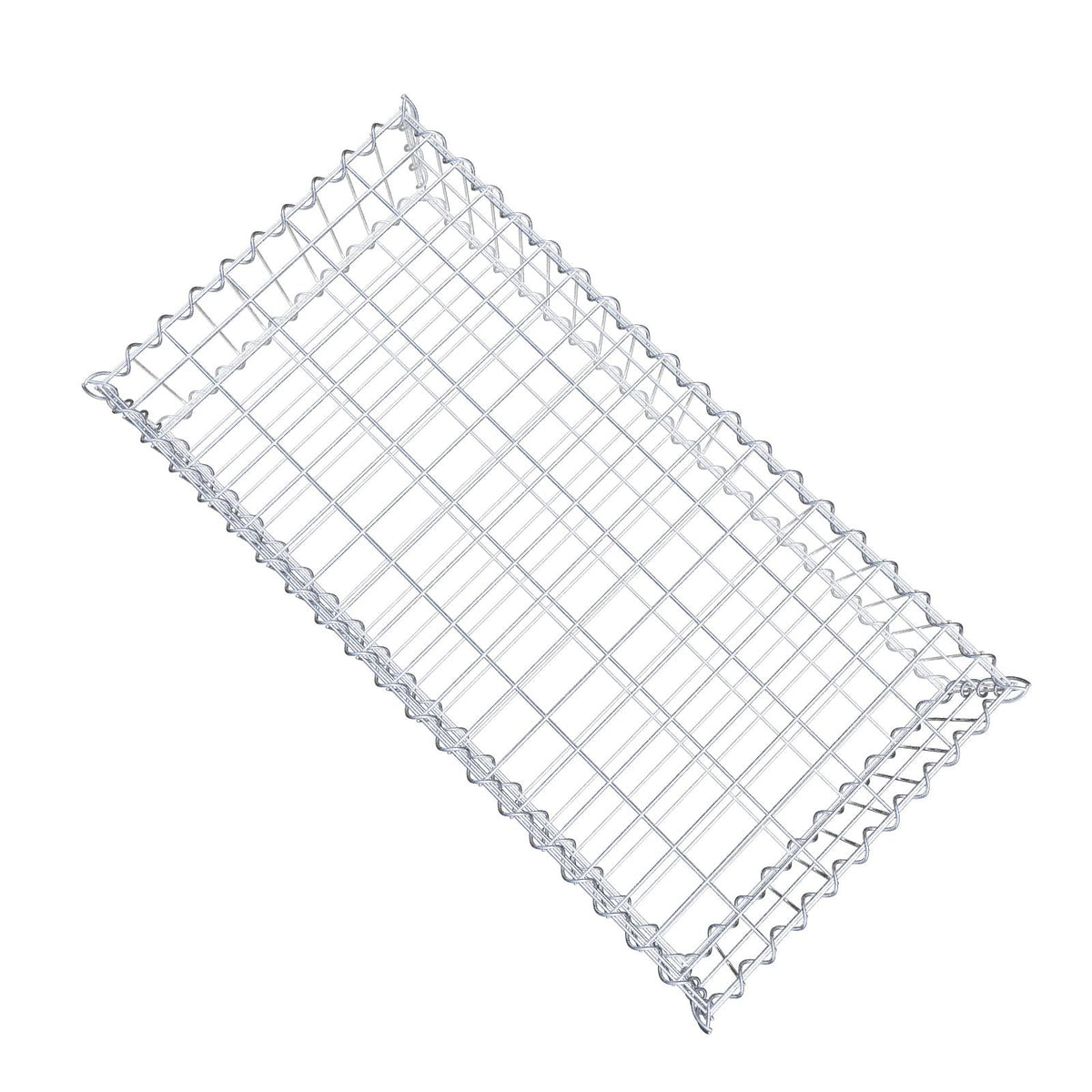 Gabion 100 cm x 20 cm x 50 cm (L x H x D), mesh size 5 cm x 10 cm, spiral