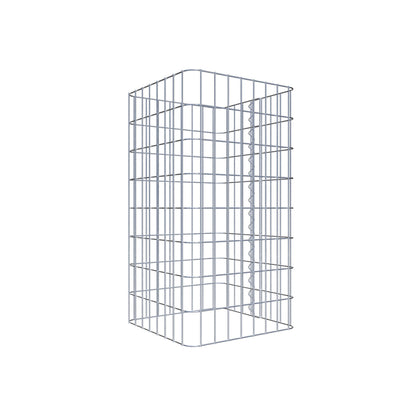Colonna di gabbioni, angolare 42 cm x 42 cm, alta 80 cm, MW 5 cm x 10 cm
