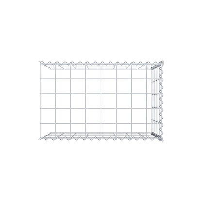 Fourche rapportée type 4 80 cm x 50 cm x 50 cm (L x H x P), mailles 10 cm x 10 cm, spirale