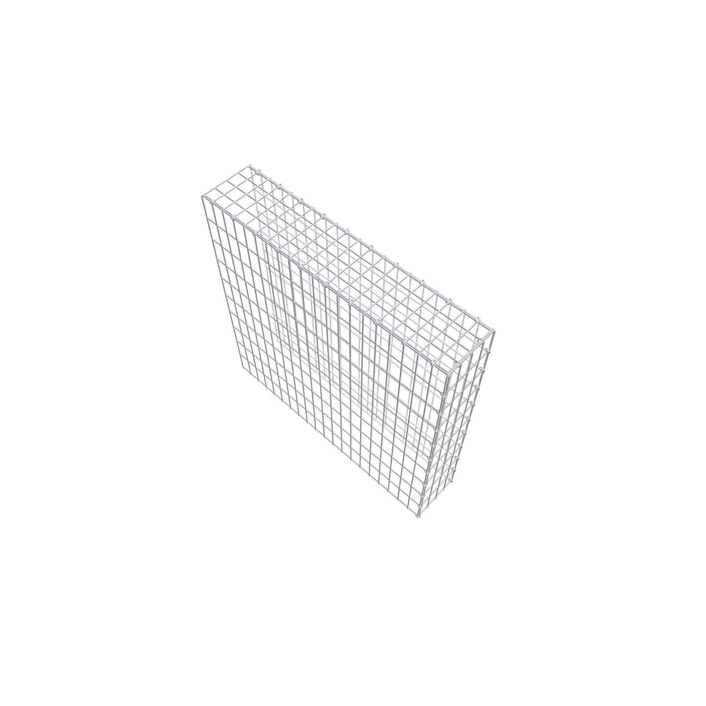 Gabião Tipo 4 100 cm x 100 cm x 20 cm (C x A x P), malhagem 5 cm x 10 cm, anel C