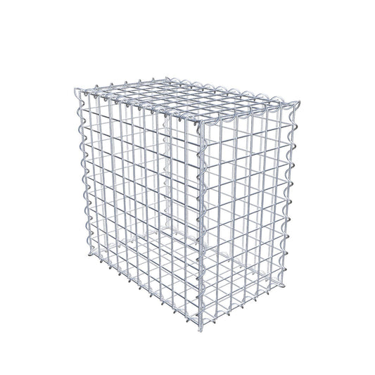 Gabião 50 cm x 50 cm x 30 cm (C x A x P), malhagem 5 cm x 5 cm, espiral