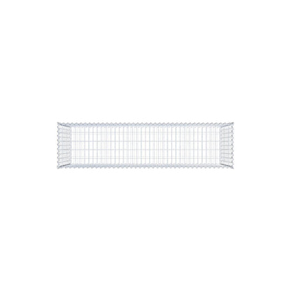Gabbione 200 cm x 100 cm x 50 cm (L x H x P), maglia 5 cm x 10 cm, spirale