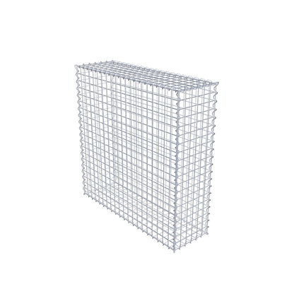 Gabione 100 cm x 100 cm x 30 cm (L x H x T), Maschenweite 5 cm x 5 cm, Spirale
