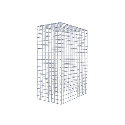 Type 3 oplegkorf 100 cm x 70 cm x 40 cm (L x H x D), maaswijdte 5 cm x 5 cm, C-ring