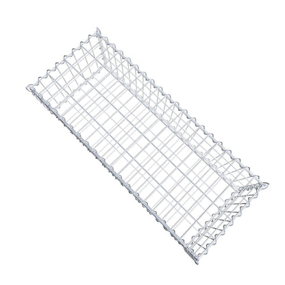 Gabione 100 cm x 30 cm x 40 cm (L x H x T), Maschenweite 5 cm x 10 cm, Spirale