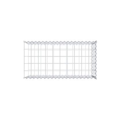 Add-on schanskorf type 2 100 cm x 40 cm x 50 cm (L x H x D), maaswijdte 10 cm x 10 cm, spiraal