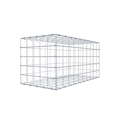 Gabião 100 cm x 50 cm x 50 cm (C x A x P), malhagem 10 cm x 10 cm, anel C