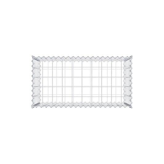 Set van 2 schanskorven 100 cm x 50 cm x 50 cm (L x H x D), maaswijdte 10 x 10 cm, spiraalvormig