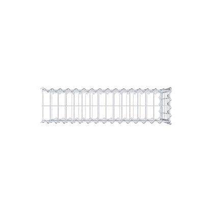Anbaugabione Typ 2 80 cm x 40 cm x 20 cm (L x H x T), Maschenweite 5 cm x 10 cm, Spirale