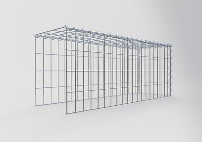 Gabion rapporté type 4 100 cm x 40 cm x 30 cm (L x H x P), mailles 5 cm x 10 cm, spirale