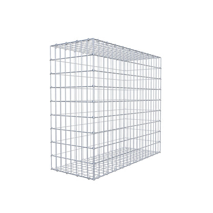 Gabion 100 cm x 90 cm x 40 cm (L x H x D), maskestørrelse 5 cm x 10 cm, C-ring