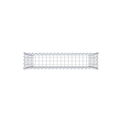 Gabbione aggiuntivo tipo 3 100 cm x 100 cm x 20 cm (L x H x P), dimensione maglia 5 cm x 10 cm, a spirale