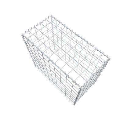 Gabião tipo 3 100 cm x 90 cm x 50 cm (C x A x P), malhagem 10 cm x 10 cm, espiral
