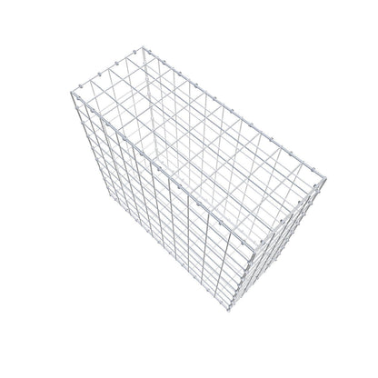 Gabion 100 cm x 90 cm x 40 cm (L x H x P), mailles 10 x 10 cm, anneau en spirale