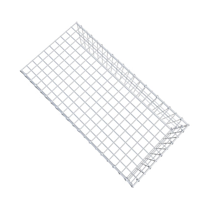 Opzetpaal type 4 100 cm x 30 cm x 50 cm (L x H x D), maaswijdte 5 cm x 10 cm, C-ring