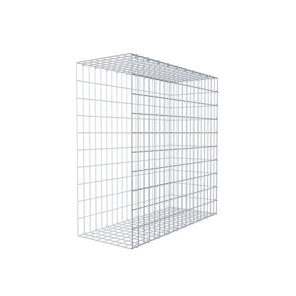 Monteret gabion type 2 100 cm x 100 cm x 40 cm, maskestørrelse 5 cm x 10 cm, C-ring