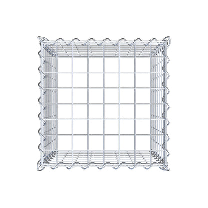 Anbaugabione Typ 3 40 cm x 40 cm x 40 cm (L x H x T), Maschenweite 5 cm x 5 cm, Spirale