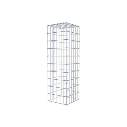 Gabião Tipo 3 100 cm x 30 cm x 30 cm (C x A x P), malhagem 5 cm x 10 cm, anel C