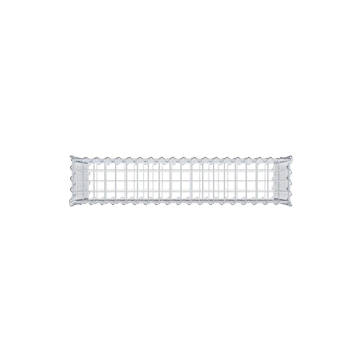 2er Set Gabionen 100 cm x 50 cm x 20 cm (L x H x T), Maschenweite 5 x 5 cm, Spirale