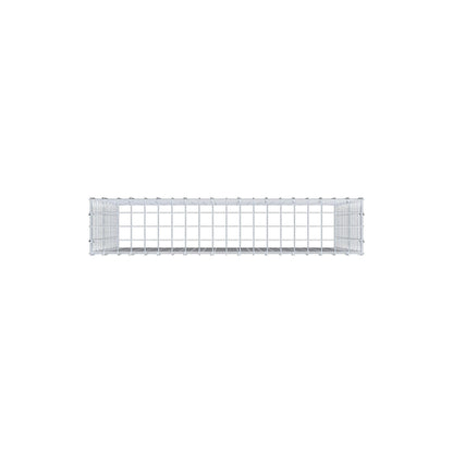 Anbaugabione Typ 3 100 cm x 80 cm x 20 cm (L x H x T), Maschenweite 5 cm x 5 cm, C-Ring