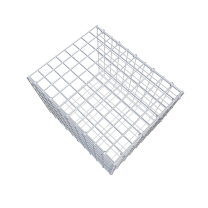 Anbaugabione Typ 2 50 cm x 40 cm x 40 cm (L x H x T), Maschenweite 5 cm x 5 cm, C-Ring