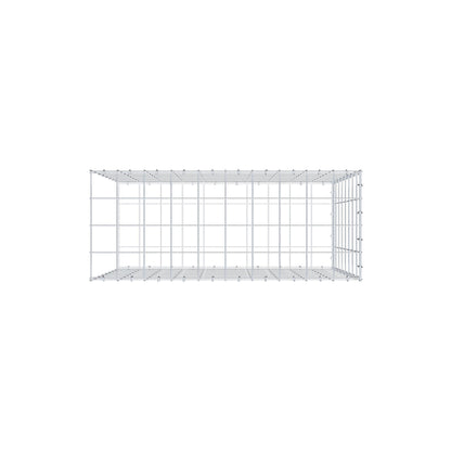 Gavión complementario de tipo 2 100 cm x 80 cm x 40 cm (L x A x P), malla 10 cm x 10 cm, anillo en C