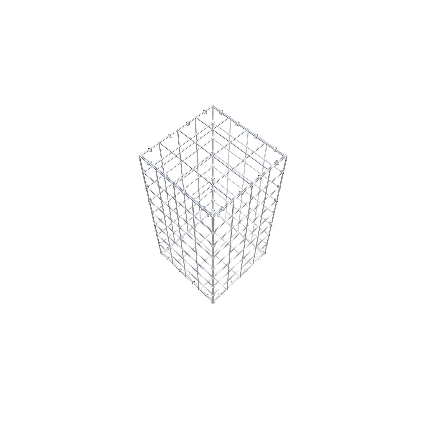 Gabion 80 cm x 40 cm x 40 cm (L x H x D), maskestørrelse 10 cm x 10 cm, C-ring