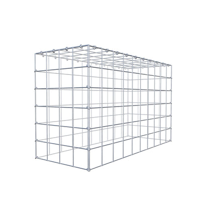 Gabião Tipo 3 100 cm x 60 cm x 40 cm (C x A x P), malhagem 10 cm x 10 cm, anel C
