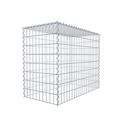 Gabion rapporté type 3 100 cm x 80 cm x 50 cm (L x H x P), mailles 5 cm x 10 cm, spirale