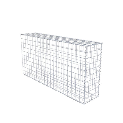 Opvokset gabion type 2 200 cm x 100 cm x 40 cm (L x H x D), maskestørrelse 10 cm x 10 cm, spiral