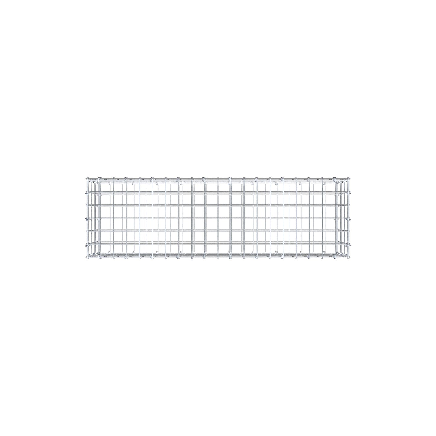 Gabion 100 cm x 30 cm x 30 cm (L x H x D), maskestørrelse 5 cm x 10 cm, C-ring